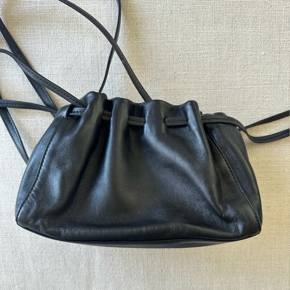 Mansur Gavriel Mini Bloom Crossbody Bag Black - Picture 3 of 15